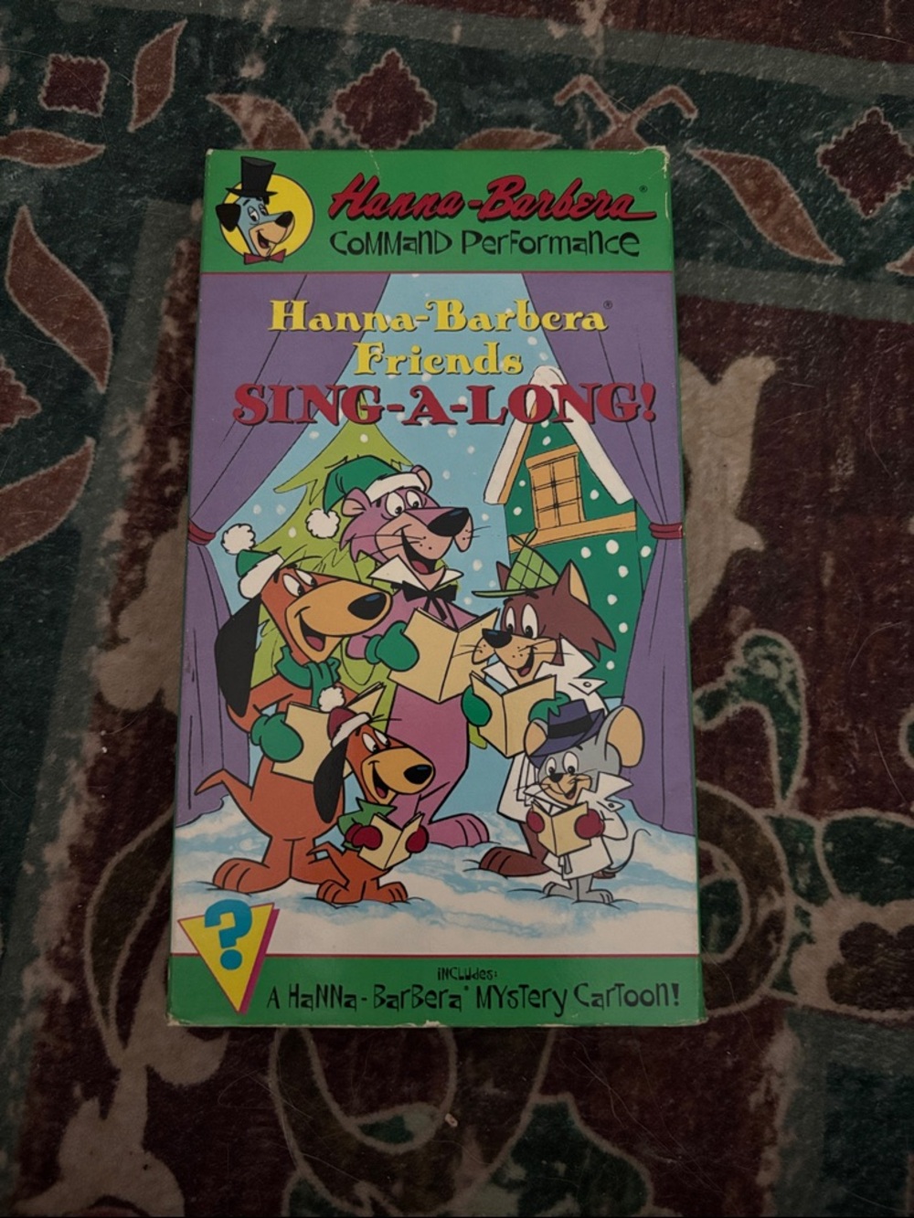 Hanna-Barbera Friends Sing-A-Long! VHS — Colorful Cartoon Cover